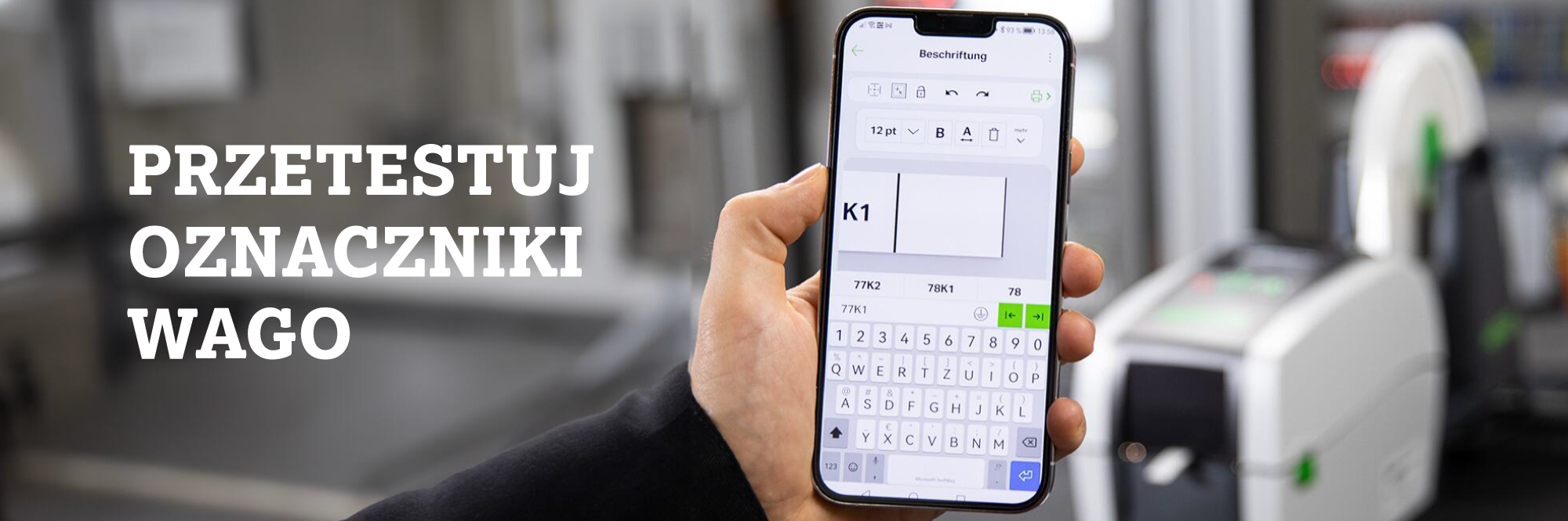 Przetestuj oznaczniki WAGO